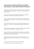 NURS 3632 EXAM 1 PRACTICE QUESTIONS AND ANSWERS &vert; NURS 3632 EXAM 1 STUDY GUIDE & PRACTICE TEST 2026&sol;2027