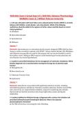 NUR 6011 Exam 2 Actual Exam V3 &vert; NUR 6011 Advance Pharmacology &NewLine;&lpar;NUR6011 Exam 2&rpar; &vert; William Paterson University