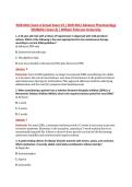 NUR 6011 Exam 4 Actual Exam V3 &vert; NUR 6011 Advance Pharmacology &NewLine;&lpar;NUR6011 Exam 4&rpar; &vert; William Paterson University 