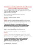 NUR 6011 Exam 4 Actual Exam V1 &vert; NUR 6011 Advance Pharmacology &NewLine;&lpar;NUR6011 Exam 4&rpar; &vert; William Paterson University 