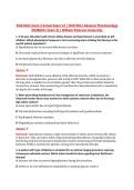 NUR 6011 Exam 3 Actual Exam V2 &vert; NUR 6011 Advance Pharmacology &NewLine;&lpar;NUR6011 Exam 3&rpar; &vert; William Paterson University 