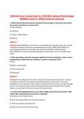 NUR 6011 Exam 1 Actual Exam V1 &vert; NUR 6011 Advance Pharmacology &NewLine;&lpar;NUR6011 Exam 1&rpar; &vert; William Paterson University 