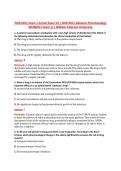 NUR 6011 Exam 1 V1&ndash;V3 &vert; NUR 6011 Advance Pharmacology &vert; Actual Q&A with Rationale &lpar;NUR6011 Exam 1&rpar; &vert; William Paterson University