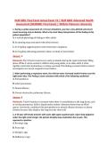 NUR 6001 Final Exam Actual Exam V2 &vert; NUR 6001 Advanced Health &NewLine;Assessment &lpar;NUR6001 Final Exam&rpar; &vert; William Paterson University