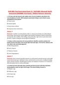 NUR 6001 Final Exam V1&ndash;V3 &vert; NUR 6001 Advanced Health Assessment &vert; Actual Q&A with Rationale &lpar;NUR6001 Final Exam&rpar; &vert; William Paterson University