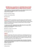 NUR 6001 Exam 3 Actual Exam V3 &vert; NUR 6001 Advanced Health &NewLine;Assessment &lpar;NUR6001 Exam 3&rpar; &vert; William Paterson University 