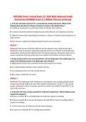 NUR 6001 Exam 1 Actual Exam V3 &vert; NUR 6001 Advanced Health &NewLine;Assessment &lpar;NUR6001 Exam 1&rpar; &vert; William Paterson University 
