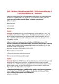 NUR 2790 Exam 3 V1&ndash;V3 &vert; NUR 2790 Professional Nursing III &sol; PN3 &vert; Actual Q&A with Rationale &lpar;NUR2790 Exam 3&rpar; &vert; Rasmussen