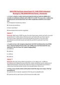 NUR 2790 Final Exam Actual Exam V3 &vert; NUR 2790 Professional &NewLine;Nursing III &sol; PN3 &lpar;NUR2790 Final Exam&rpar; &vert; Rasmussen