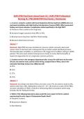 NUR 2790 Final Exam Actual Exam V2 &vert; NUR 2790 Professional &NewLine;Nursing III &sol; PN3 &lpar;NUR2790 Final Exam&rpar; &vert; Rasmussen 