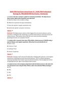 NUR 2790 Final Exam V1&ndash;V3 &vert; NUR 2790 Professional Nursing III &sol; PN3 &vert; Actual Q&A with Rationale &lpar;NUR2790 Final Exam&rpar; &vert; Rasmussen
