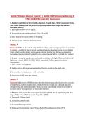 NUR 2790 Exam 4 V1&ndash;V3 &vert; NUR 2790 Professional Nursing III &sol; PN3 &vert; Actual Q&A with Rationale &lpar;NUR2790 Exam 4&rpar; &vert; Rasmussen