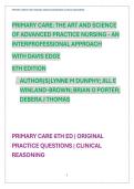 Primary Care 6th Edition Practice Questions &vert; FNP APRN Clinical Reasoning