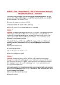 NUR 2571 Exam 3 Actual Exam V3 &vert; NUR 2571 Professional Nursing II &sol; &NewLine;PN2 &lpar;NUR2571 Exam 3&rpar; &vert; Rasmussen 