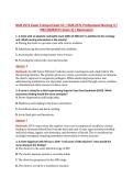 NUR 2571 Exam 3 Actual Exam V2 &vert; NUR 2571 Professional Nursing II &sol; &NewLine;PN2 &lpar;NUR2571 Exam 3&rpar; &vert; Rasmussen