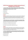 NUR 2571 Exam 3 V1&ndash;V3 &vert; NUR 2571 Professional Nursing II &sol; PN2 &vert; Actual Q&A with Rationale &lpar;NUR2571 Exam 3&rpar; &vert; Rasmussen
