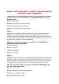 NUR 2571 Exam 2 Actual Exam V3 &vert; NUR 2571 Professional Nursing II &sol; &NewLine;PN2 &lpar;NUR2571 Exam 2&rpar; &vert; Rasmussen 