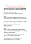 NUR 2571 Final Exam Actual Exam V3 &vert; NUR 2571 Professional &NewLine;Nursing II &sol; PN2 &lpar;NUR2571 Final Exam&rpar; &vert; Rasmussen