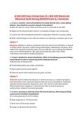 NUR 2459 Exam 4 Actual Exam V2 &vert; NUR 2459 Mental and &NewLine;Behavioral Health Nursing &lpar;NUR2459 Exam 4&rpar; &vert; Rasmussen