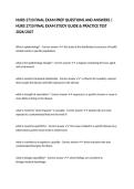 NURS 2710 FINAL EXAM PREP QUESTIONS AND ANSWERS &vert; NURS 2710 FINAL EXAM STUDY GUIDE & PRACTICE TEST 2026&sol;2027