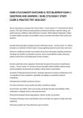NURS 2710 CONCEPT OUTCOMES & TEST BLUEPRINT EXAM 1 QUESTIONS AND ANSWERS &vert; NURS 2710 EXAM 1 STUDY GUIDE & PRACTICE TEST 2026&sol;2027