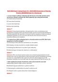 NUR 2058 Exam 3 Actual Exam V2 &vert; NUR 2058 Dimensions of Nursing &NewLine;Practice &lpar;NUR2058 Exam 3&rpar; &vert; Rasmussen
