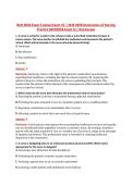 NUR 2058 Exam 3 Actual Exam V1 &vert; NUR 2058 Dimensions of Nursing &NewLine;Practice &lpar;NUR2058 Exam 3&rpar; &vert; Rasmussen