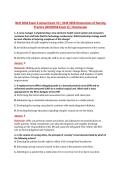 NUR 2058 Exam 4 Actual Exam V3 &vert; NUR 2058 Dimensions of Nursing &NewLine;Practice &lpar;NUR2058 Exam 4&rpar; &vert; Rasmussen 