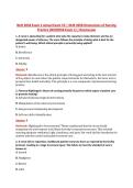 NUR 2058 Exam 1 Actual Exam V2 &vert; NUR 2058 Dimensions of Nursing &NewLine;Practice &lpar;NUR2058 Exam 1&rpar; &vert; Rasmussen 