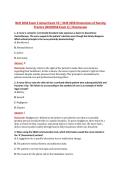 NUR 2058 Exam 2 Actual Exam V2 &vert; NUR 2058 Dimensions of Nursing &NewLine;Practice &lpar;NUR2058 Exam 2&rpar; &vert; Rasmussen 