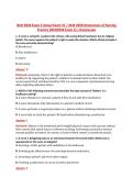 NUR 2058 Exam 2 V1&ndash;V3 &vert; NUR 2058 Dimensions of Nursing Practice &vert; Actual Q&A with Rationale &lpar;NUR2058 Exam 2&rpar; &vert; Rasmussen
