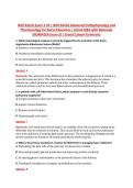 NUR 641EA Exam 3 V3 &vert; NUR 641EA Advanced Pathophysiology and &NewLine;Pharmacology for Nurse Educators &vert; Actual Q&A with Rationale &NewLine;&lpar;NUR641EA Exam 3&rpar; &vert; Grand Canyon University 