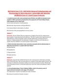 NUR 641EA Exam 3 V2 &vert; NUR 641EA Advanced Pathophysiology and &NewLine;Pharmacology for Nurse Educators &vert; Actual Q&A with Rationale &NewLine;&lpar;NUR641EA Exam 3&rpar; &vert; Grand Canyon University 