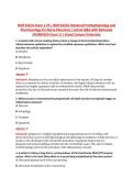 NUR 641EA Exam 1 V1&ndash;V3 &vert; NUR 641EA Advanced Pathophysiology and Pharmacology for Nurse Educators &vert; Actual Q&A with Rationale &lpar;NUR641EA Exam 1&rpar; &vert; Grand Canyon University