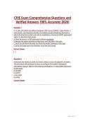 CPJE Exam Comprehensive Questions and&NewLine;Verified Answers 100&percnt; Accurate&excl; 2026&excl;
