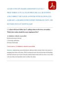 ATI RN CONCEPT-BASED ASSESSMENT LEVEL 3 PROCTORED ACTUAL EXAM PREP 2026 ALL QUESTIONS AND CORRECT DETAILED ANSWERS WITH RATIONALES ALREADY A GRADED WITH EXPERT FEEDBACK &vert;NEW AND REVISED &vert;ACE YOUR EXAM ON YOUR FIRST ATTEMPT&excl;&excl;&excl;