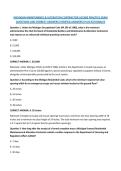 MICHIGAN MAINTENANCE & ALTERATION CONTRACTOR LICENSE PRACTICE EXAM &NewLine;QUESTIONS AND CORRECT ANSWERS &lpar;VERIFIED ANSWERS&rpar; PLUS RATIONALES 