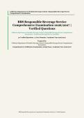 RBS Responsible Beverage Service&NewLine;&vert; California Department of Alcoholic Beverage Control&NewLine;&vert; Academic Year 2026&sol;2027&NewLine;&vert; Comprehensive Certification Examination&NewLine;&vert; 50 Verified Questions and Correct Answer Rationales