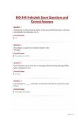 BIO 340 Holechek Exam Questions and&NewLine;Correct Answers