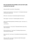 BPS 4102 QUESTIONS AND ANSWERS &vert; BPS 4102 STUDY GUIDE & PRACTICE TEST 2026&sol;2027