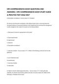 NP3 COMPREHENSIVE EXAM QUESTIONS AND ANSWERS &vert; NP3 COMPREHENSIVE EXAM STUDY GUIDE & PRACTICE TEST 2026&sol;2027
