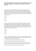 DISASTER NURSING NCLEX &vert;ACTUAL EXAM QUESTIONS AND WELL DETAILED VERIFIED ANSWERS&vert;GRADED A&plus;&vert;NEWEST 2026&sol;2027 UPDATE&NewLine;