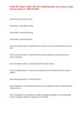 NURS 2873 Exam 3 &lpar;2026&rpar; UPDATE Verified Questions And Answers &vert; Latest Already Graded A&plus; UPDATE &vert;2026&NewLine;