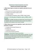 Saskatchewan Pesticide Applicator Core Exam Questions with Answers&vert; Latest Update