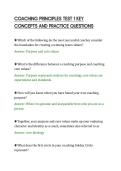 COACHING PRINCIPLES TEST 1 KEY&NewLine;CONCEPTS AND PRACTICE QUESTION