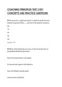 COACHING PRINCIPLES TEST 2 KEY&NewLine;CONCEPTS AND PRACTICE QUESTIONS
