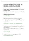 COG170 ACTUAL SCRIPT WITH 100&NewLine;PERCENT CORRECT ANSWERS