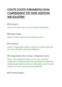COG170 COGITO FUNDAMENTALS EXAM&NewLine;COMPREHENSIVE TEST PAPER QUESTIONS&NewLine;AND SOLUTIONS&NewLine;