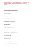 OET MEDICINE EXAM WITH CORRECT ACTUAL QUESTIONS AND CORRECTLY WELL DEFINED ANSWERS LATEST ALREADY GRADED A&plus;&NewLine;