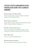COG170 COGITO FUNDAMENTALS EXAM&NewLine;UPDATED EXAM SCRIPT WITH COMPLETE&NewLine;ANSWERS&NewLine;